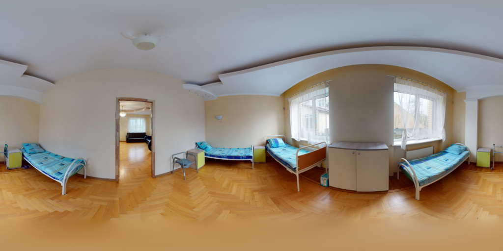 общий вид спальни №2 в доме престарелых